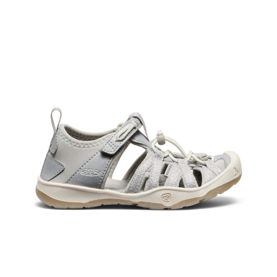 KEEN Big Kid's Moxie Closed Toe Casual Sandal Silver - 1018360