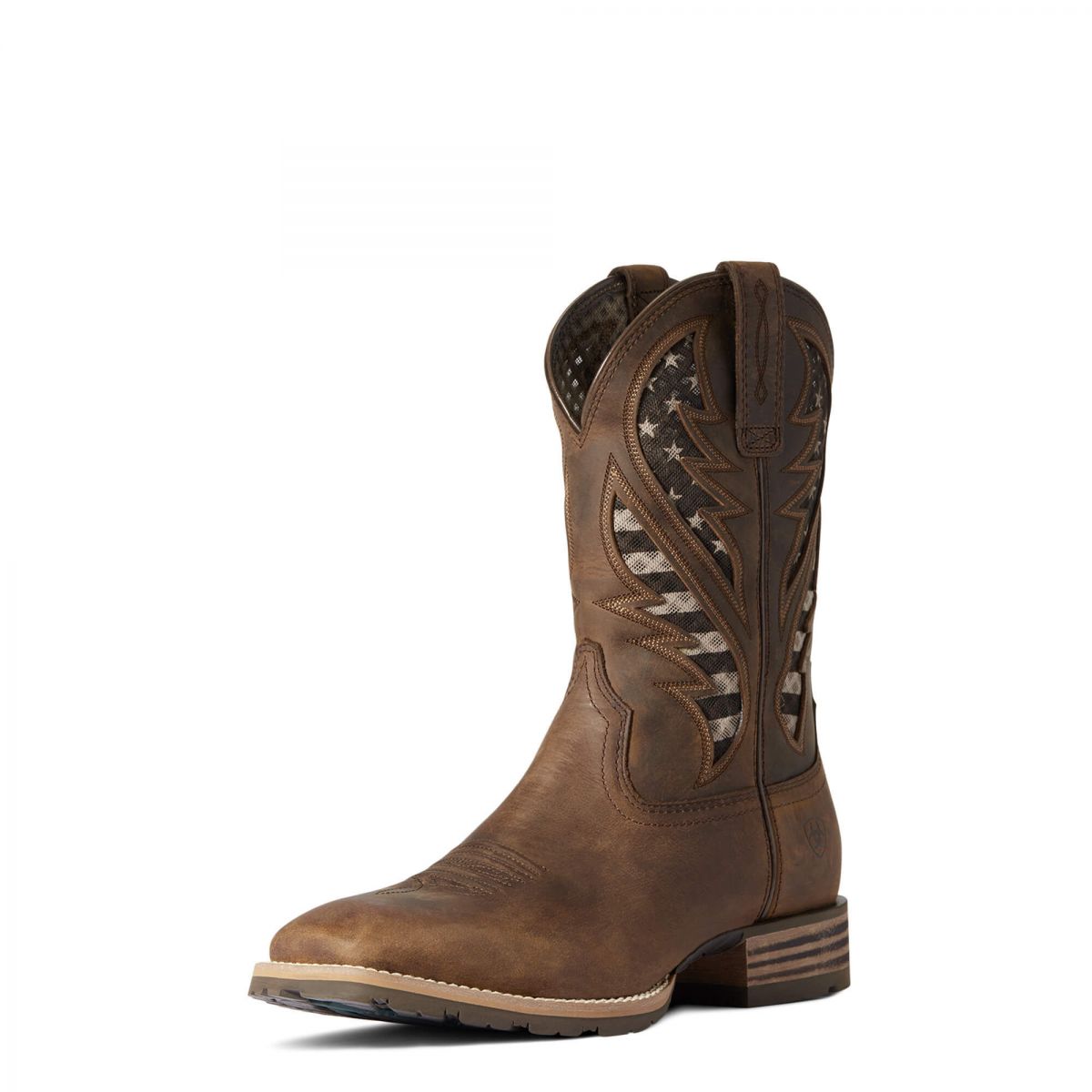 Ariat Men's 11" Hybrid VentTEK Western Boot Distressed Brown - 10038340