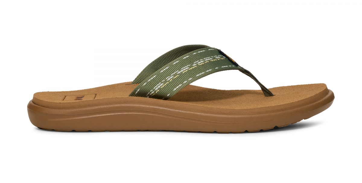 Teva Women's Voya Flip Sandal Road Race Deep Lichen Green - 1019040-RCD