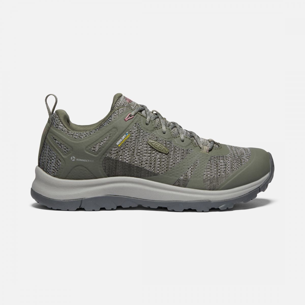 KEEN Women's Terradora II Waterproof Hiking Shoe Dusty Olive/Nostalgia Rose - 1022351