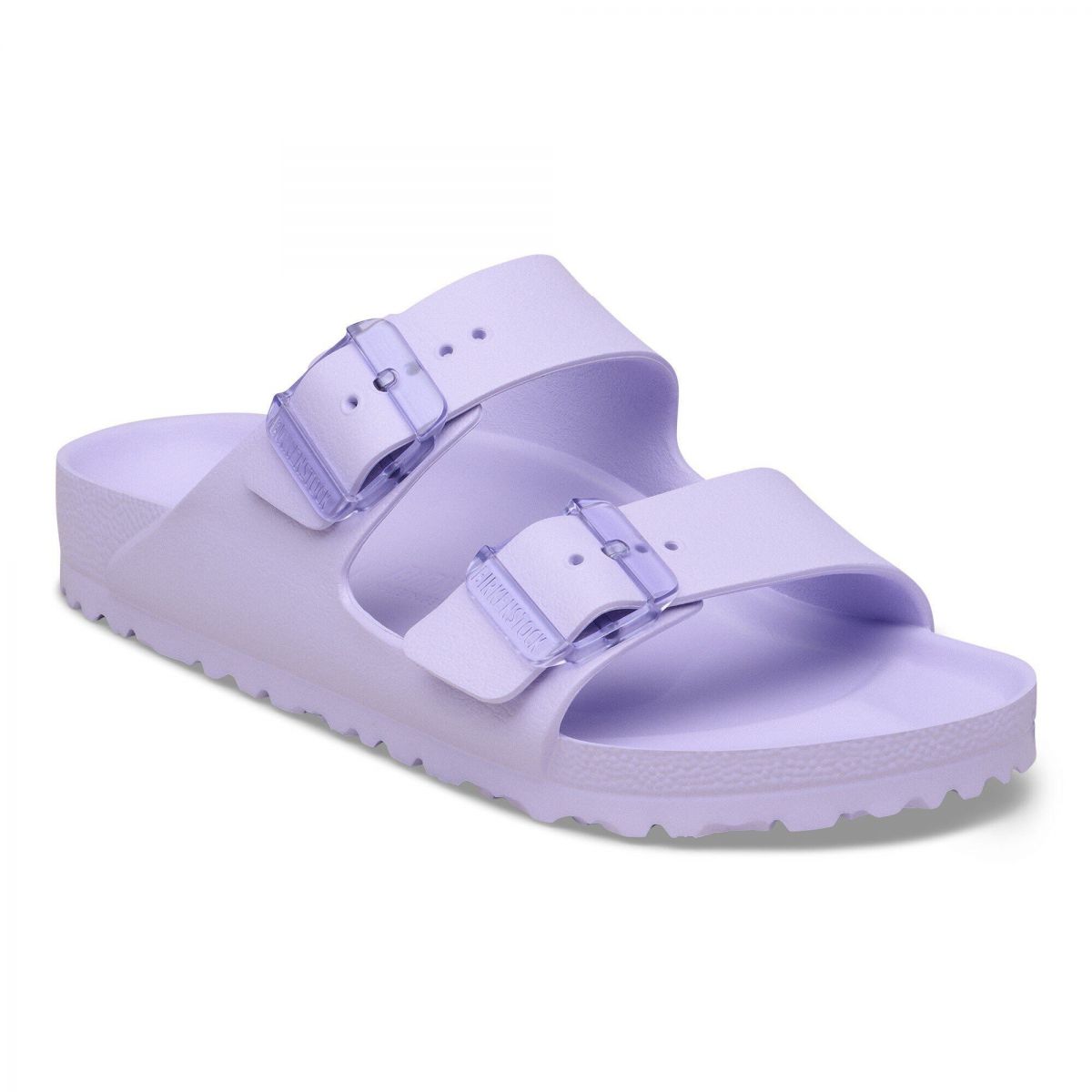 Birkenstock Women's Arizona Essentials Stealth Buckle EVA Sandal Purple Fog (narrow width) - 1031309