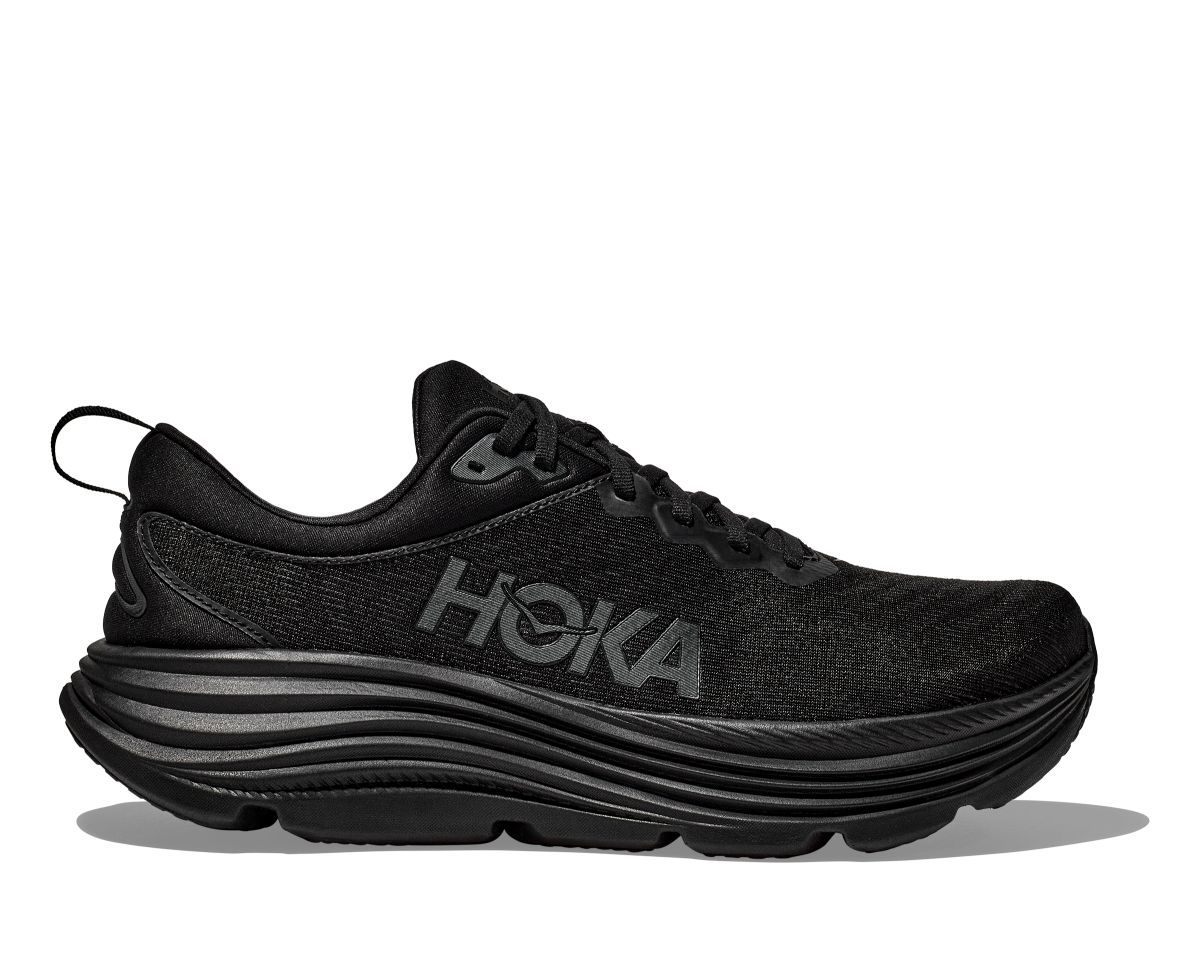 HOKA Men's Gaviota 5 Wide Running Shoe Black/Black - 1134234-BBLC