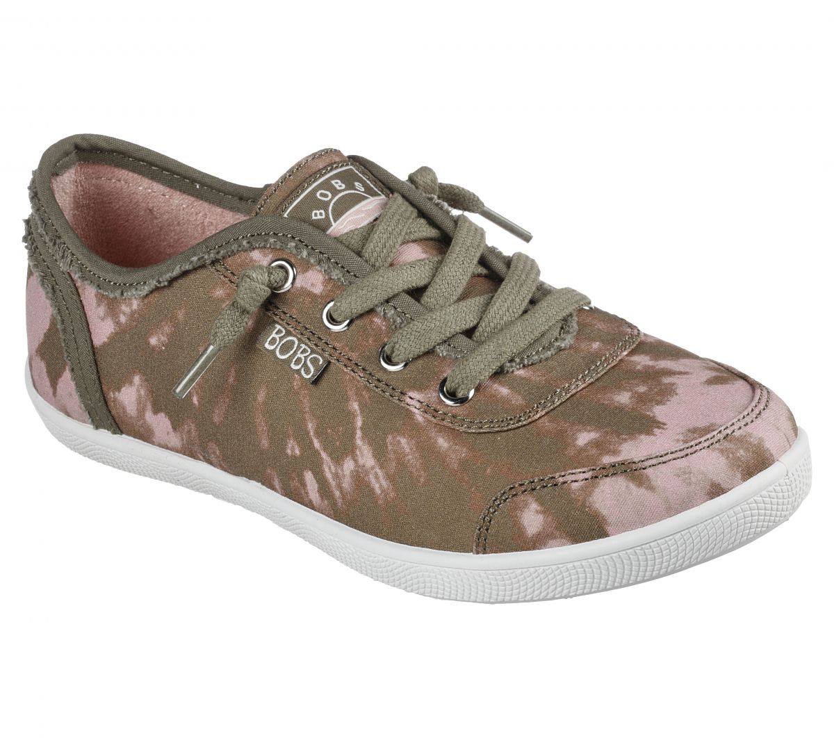 Skechers Women's BOBS B Cute - Mystic Boho Sneaker Olive/Multi - 113838-OLMT