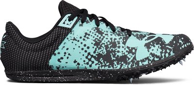 Under Armour Men's Brigade Spike Track Running Shoes Blue/Black - 1295740-300