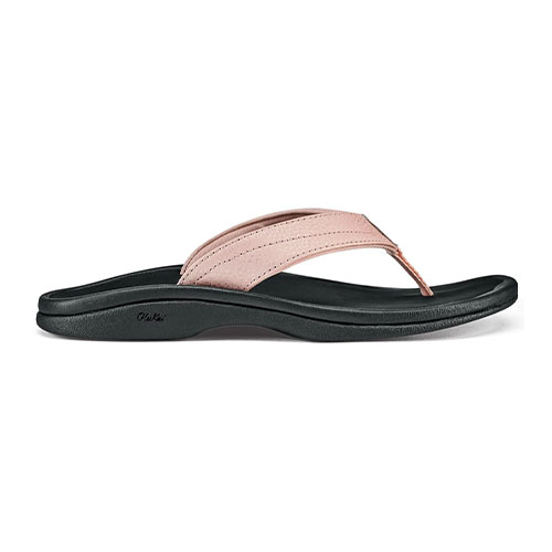 OluKai Women's Ohana Flip Petal Pink/Black - 20110-3P40
