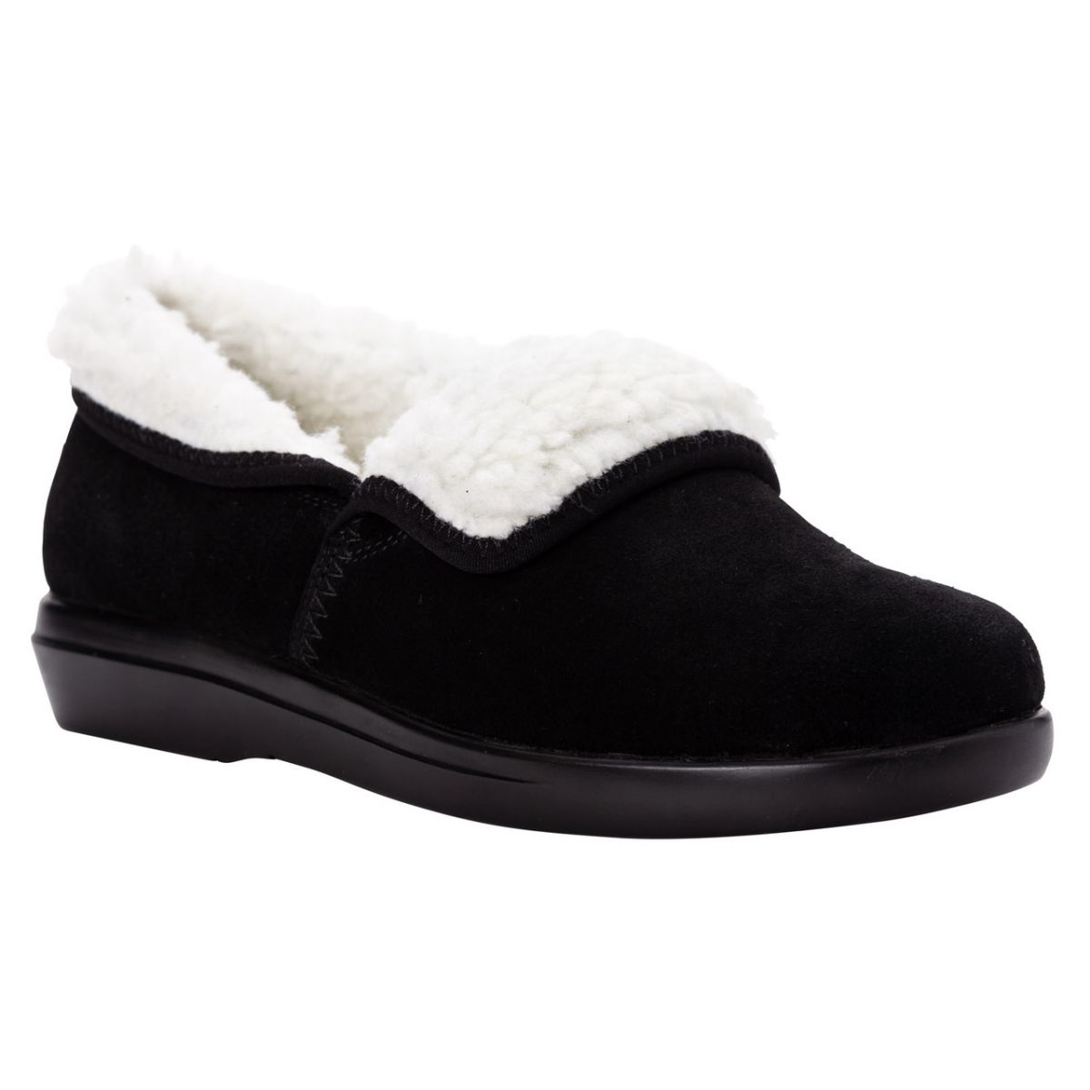 Propet Women's Colbie Slipper Black Suede - WXX004SBLK