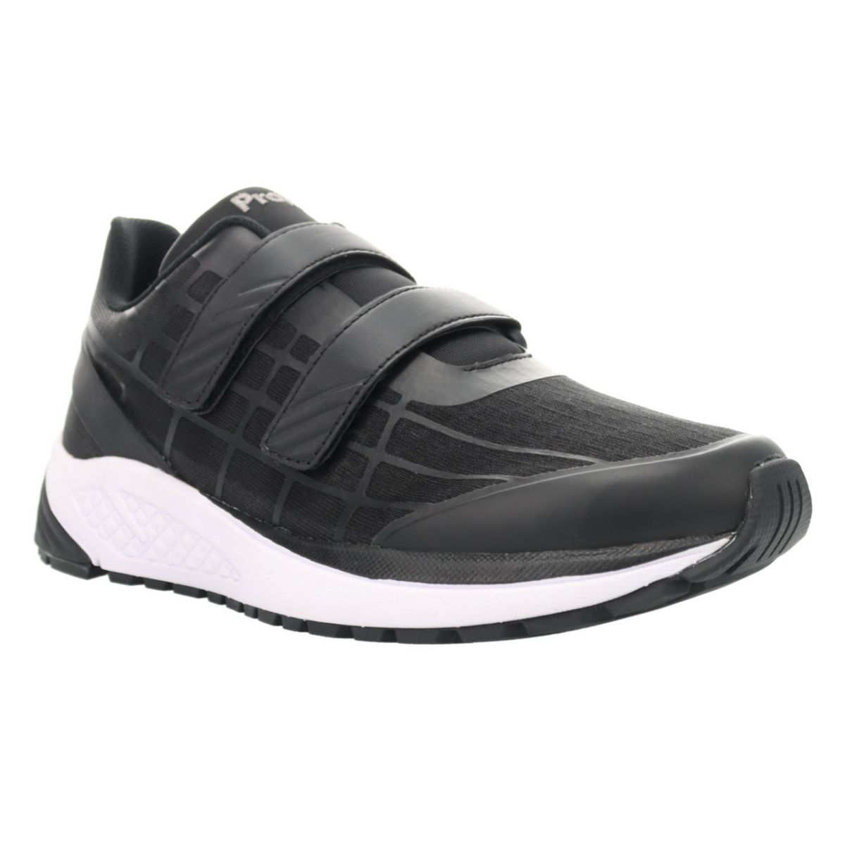 Propet Women's One Twin Strap Sneaker Black/Grey - WAA103MBGR