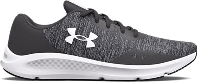 Under Armour Men's UA Charged Pursuit 3 Twist Jet Gray/Jet Gray/White - 3025945-100