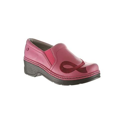 KLOGS Women's Naples Pink/Pink Ribbon Leather Clog - 00130010529