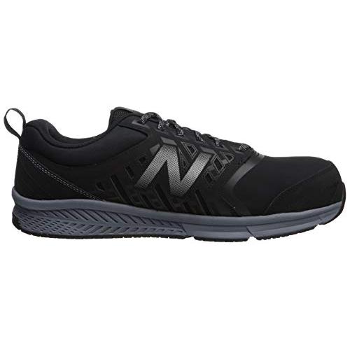 NEW BALANCE SAFETY Men's 412v1 Alloy Toe Work Shoe Black/Black - MID412B1