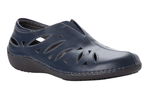 Propet Women's Cami Slip-On Navy Leather - WCX034LNVY