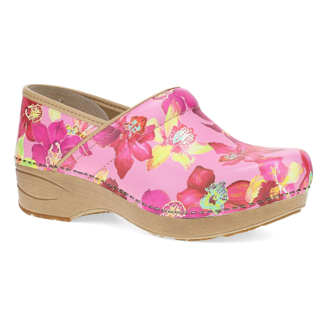 Dansko Women's XP 2.0 Clogs Tropical Pink Leather - 3999961421
