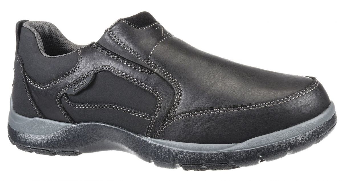 Rockport Works Men's Kingstin Steel Toe ESD Slip-on Work Shoe Black - RK6674