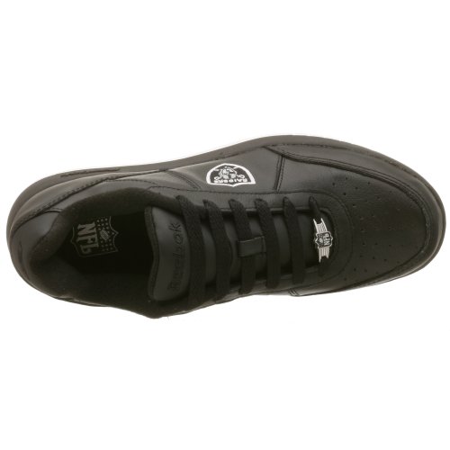 Reebok Mens NFL Licensed Raiders Recline Lace Up,Black,10.5 M