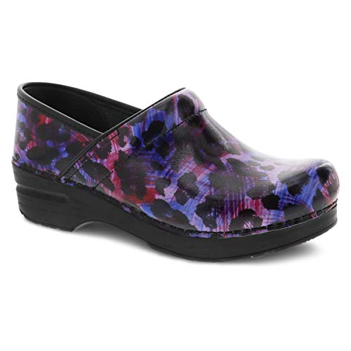 Dansko Women's Professional Clog Painted Leopard Patent Leather - 806080202