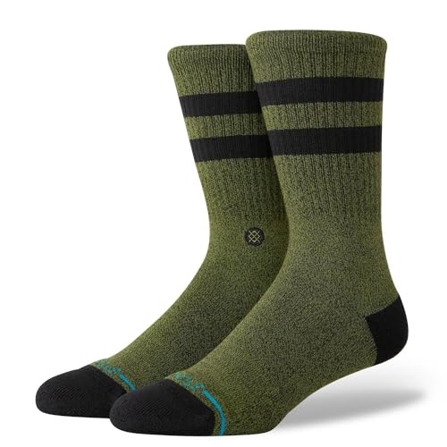 Stance Men's Jovan Crew Socks Dark Green - M556C17JOV-DNG