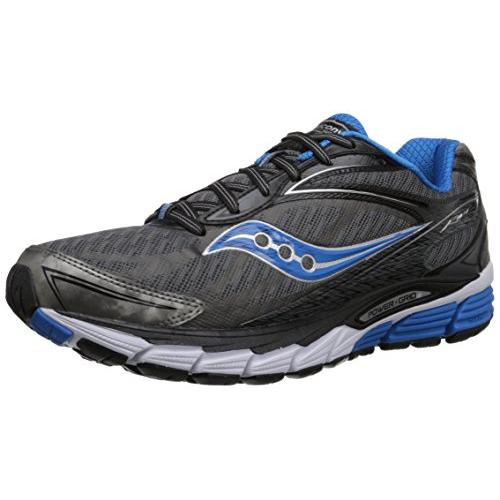 Saucony Men's Ride 8 Running Shoe (Midnight/Black/Orange, 9 D(M) US)