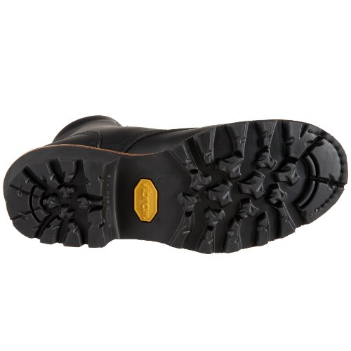 Chippewa Men's Black Steel Toe Logger Lace Up Boot