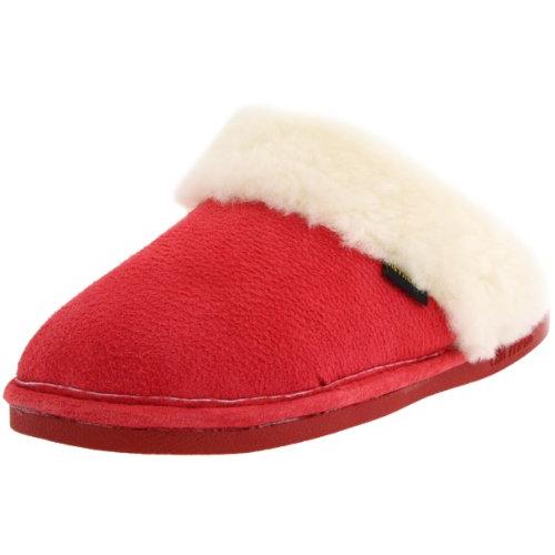 Old Friend Women's Scuff Slipper Red/White Shearling - 441169-R