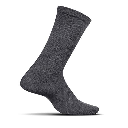 Feetures - Therapeutic Cushion - Crew - Athletic Running Socks for Men and Women