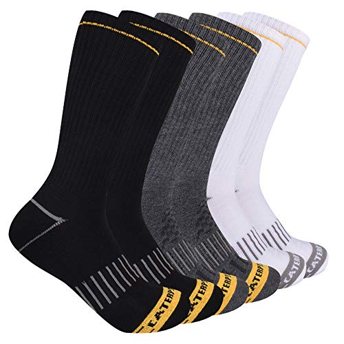 Caterpillar Men's Advanced Half Cushioned Crew Socks Multi (6 pairs) - 43CT302351TB-BMU