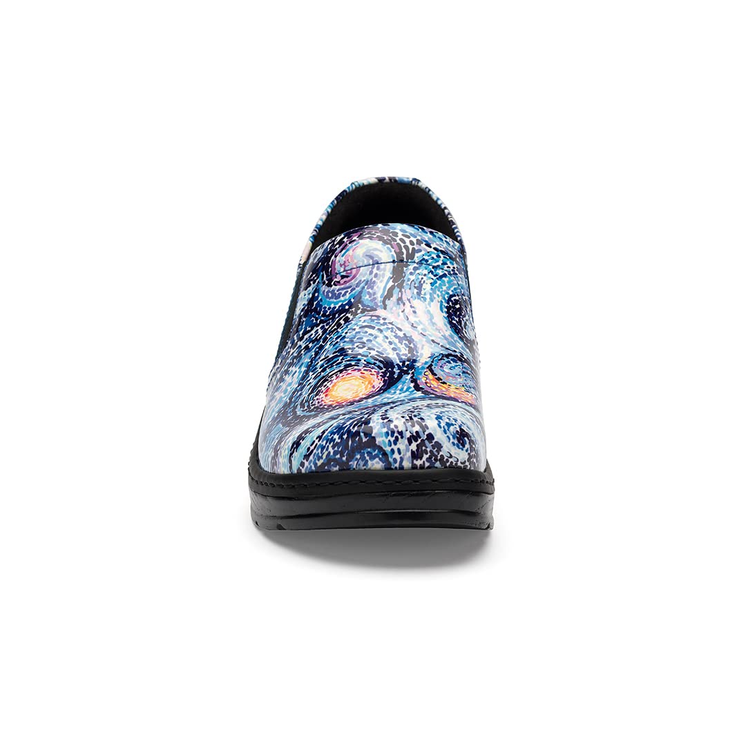 Klogs Footwear Naples Women's Shoes - Premium Nursing Shoes for Superior Comfort & Stability - Slip-Resistant Outsoles, Supportive Insoles, Lightweight Design Starry Night Size 8 Medium US