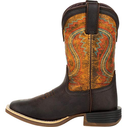 Durango Lil Rebel Pro Little Kid's Burnt Orange Western Boot