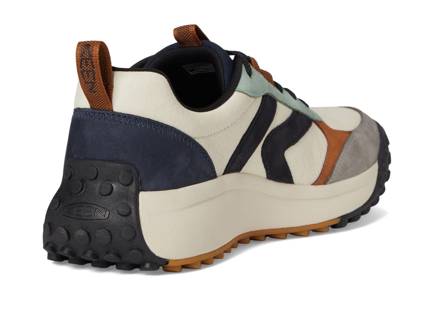 KEEN Men's KS86 Lea Sneaker, Granite Green/Curry, 7