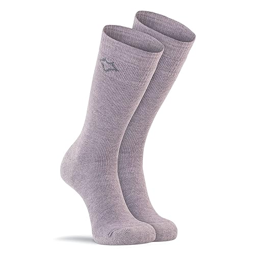 FoxRiver Wick Dry Tramper Medium-Weight Outdoor Crew Socks, Grey, X-Large, (2450)