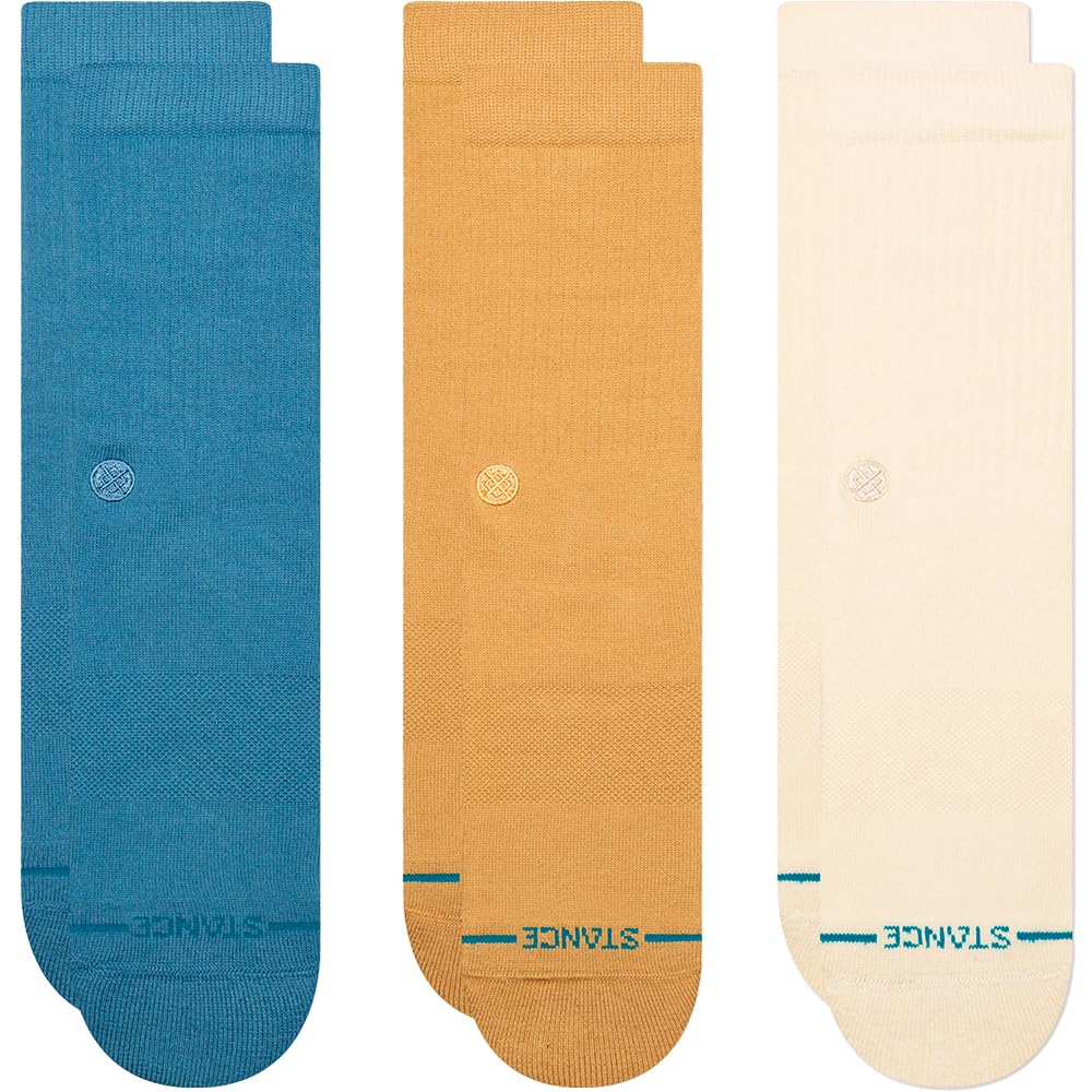 Stance Unisex Icon 3 Pack Cream Large