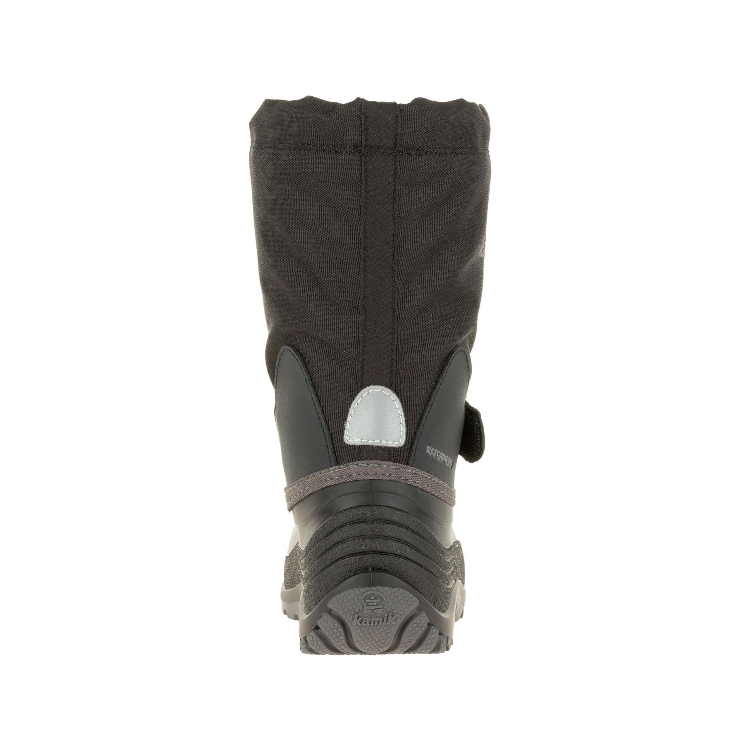 Kamik Waterbug 5 Kid's Winter Snow Boots, Waterproof & Insulated with Removable Liner, Charcoal - 13 Little Kid (4-8
