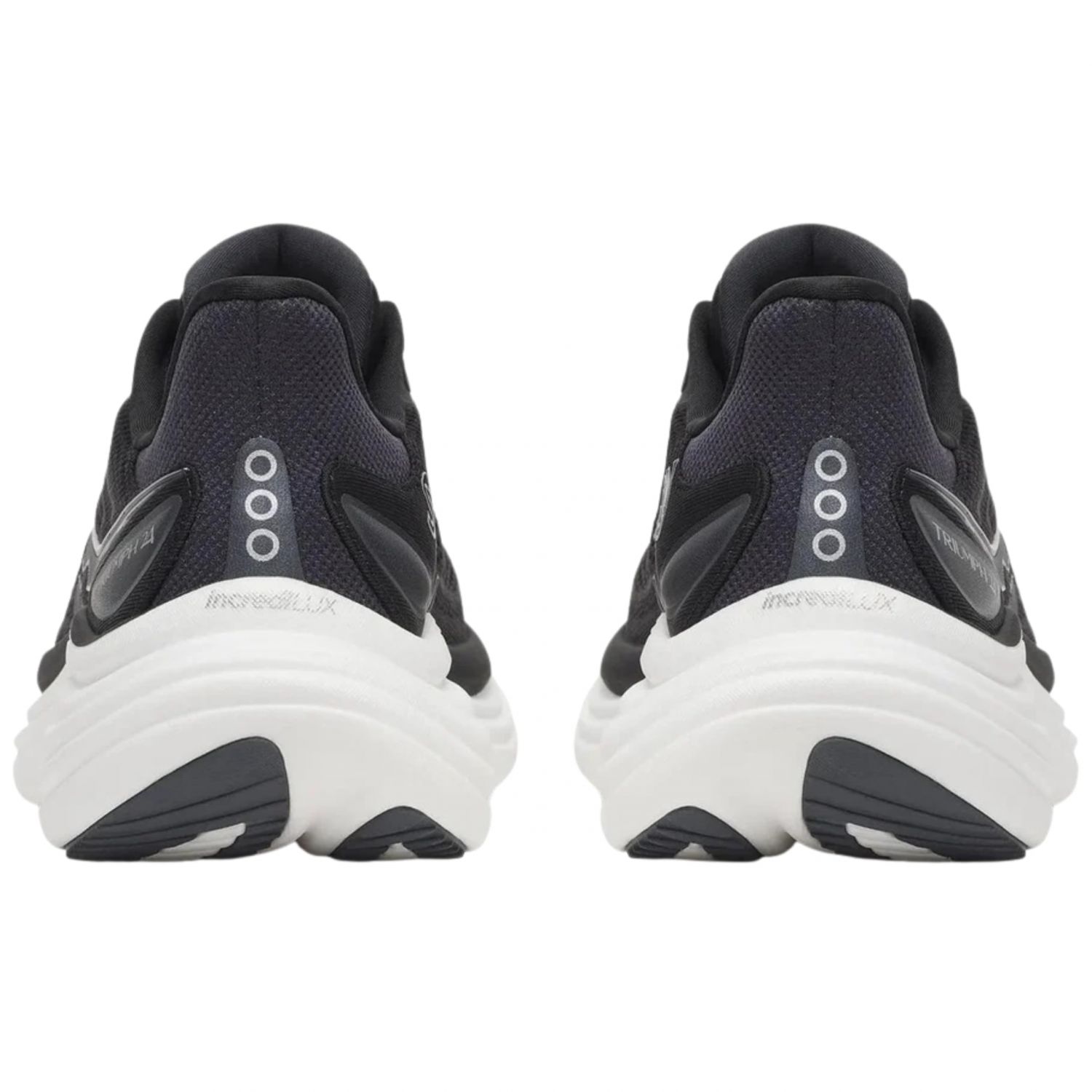 Saucony Men's Triumph 24 Sneaker, Black/Silver, 10.5
