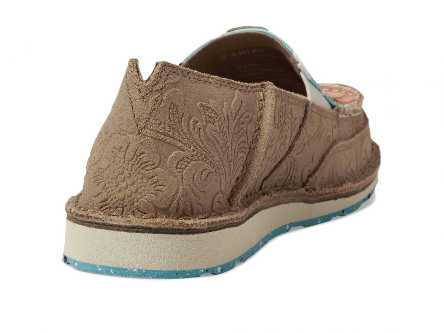 Ariat Womens Cruiser Tan Suede Emboss/Arizona Skies 9
