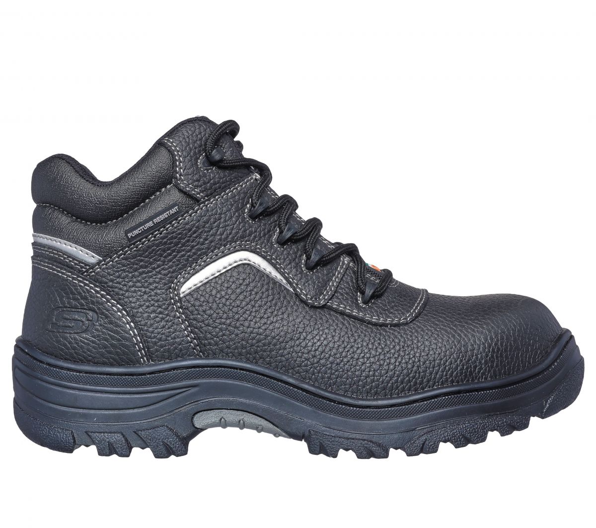 SKECHERS WORK Men's Burgin-Sosder Composite Toe Work Boot Black - 77144-BLK