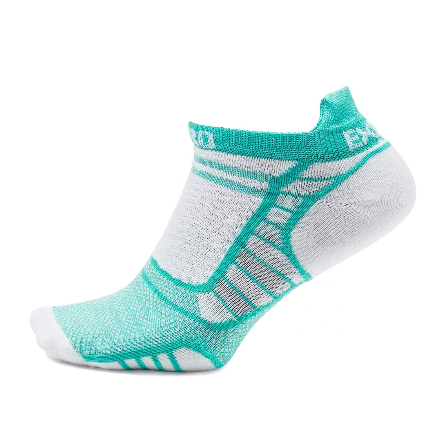 Thorlo Unisex Experia PROLITE Ultra-Light Cushion No Show Tab Socks Spearmint - XPTU-242