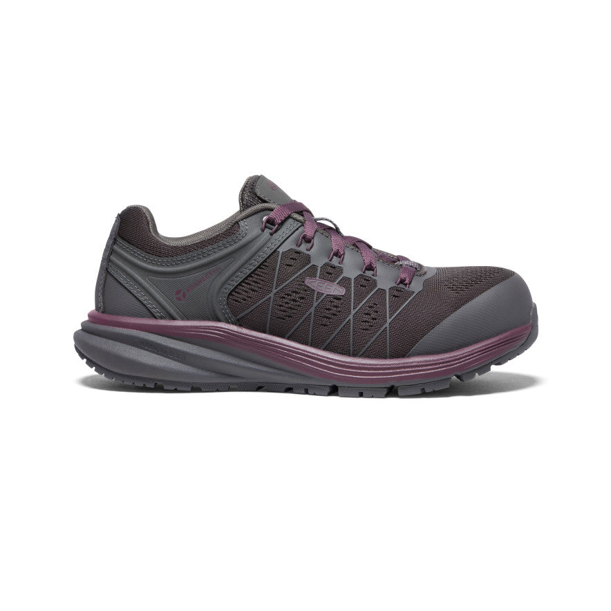 KEEN Utility Women's Vista Energy Carbon Fiber Toe ESD Work Shoes Magnet/Prune Purple - 1026985