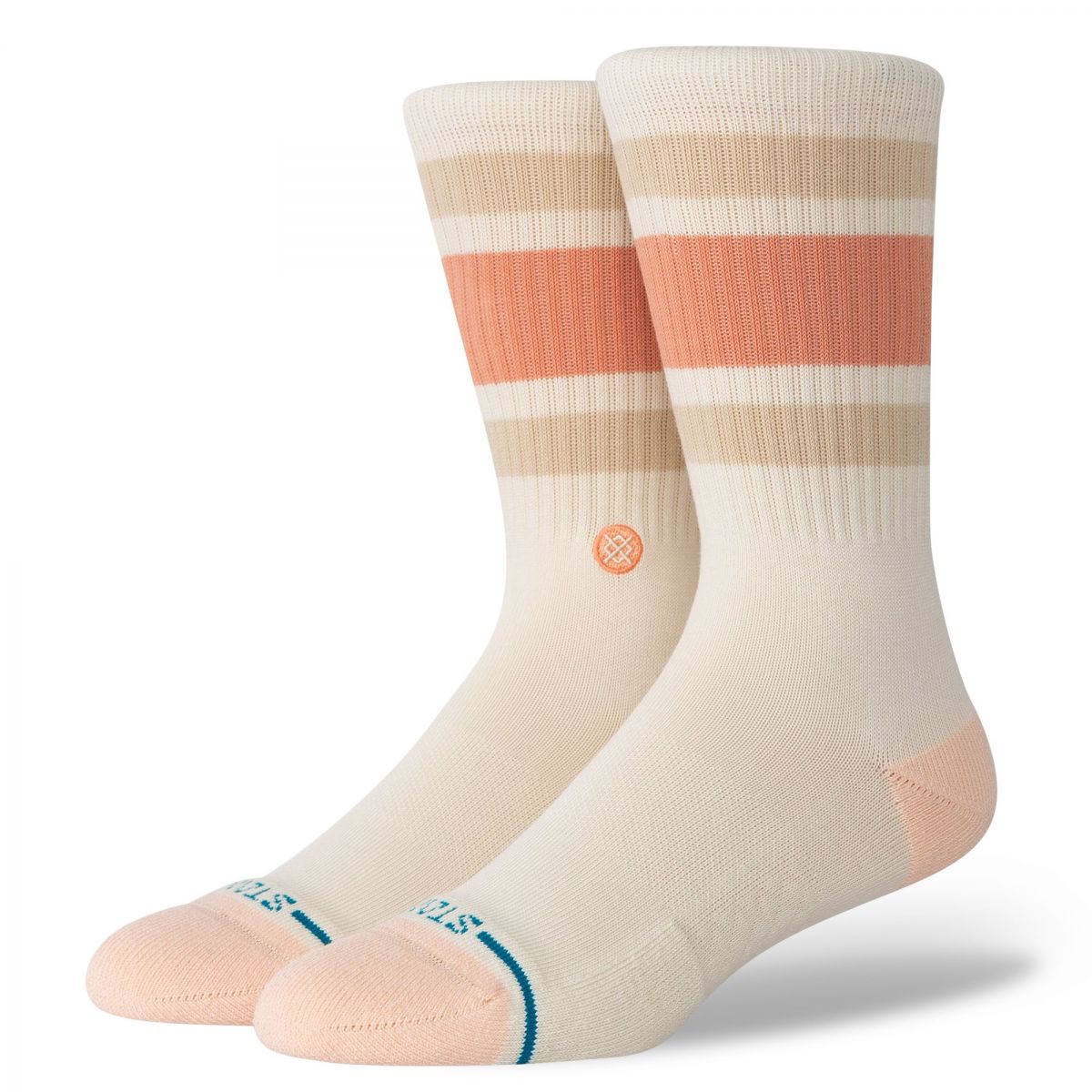 Stance Unisex Boyd Crew Medium Cushion Socks Peach- A556A20BOS-PEA