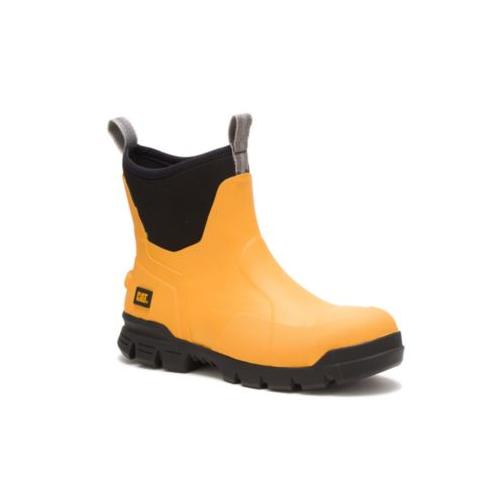 CATERPILLAR WORK Unisex Stormers 6" Steel Toe Work Boot CAT Yellow - P91143