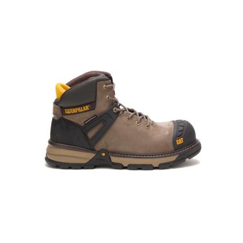 Caterpillar Excavator Superlite Waterproof Carbon Composite Toe Work Boot Bungee Cord - P91198