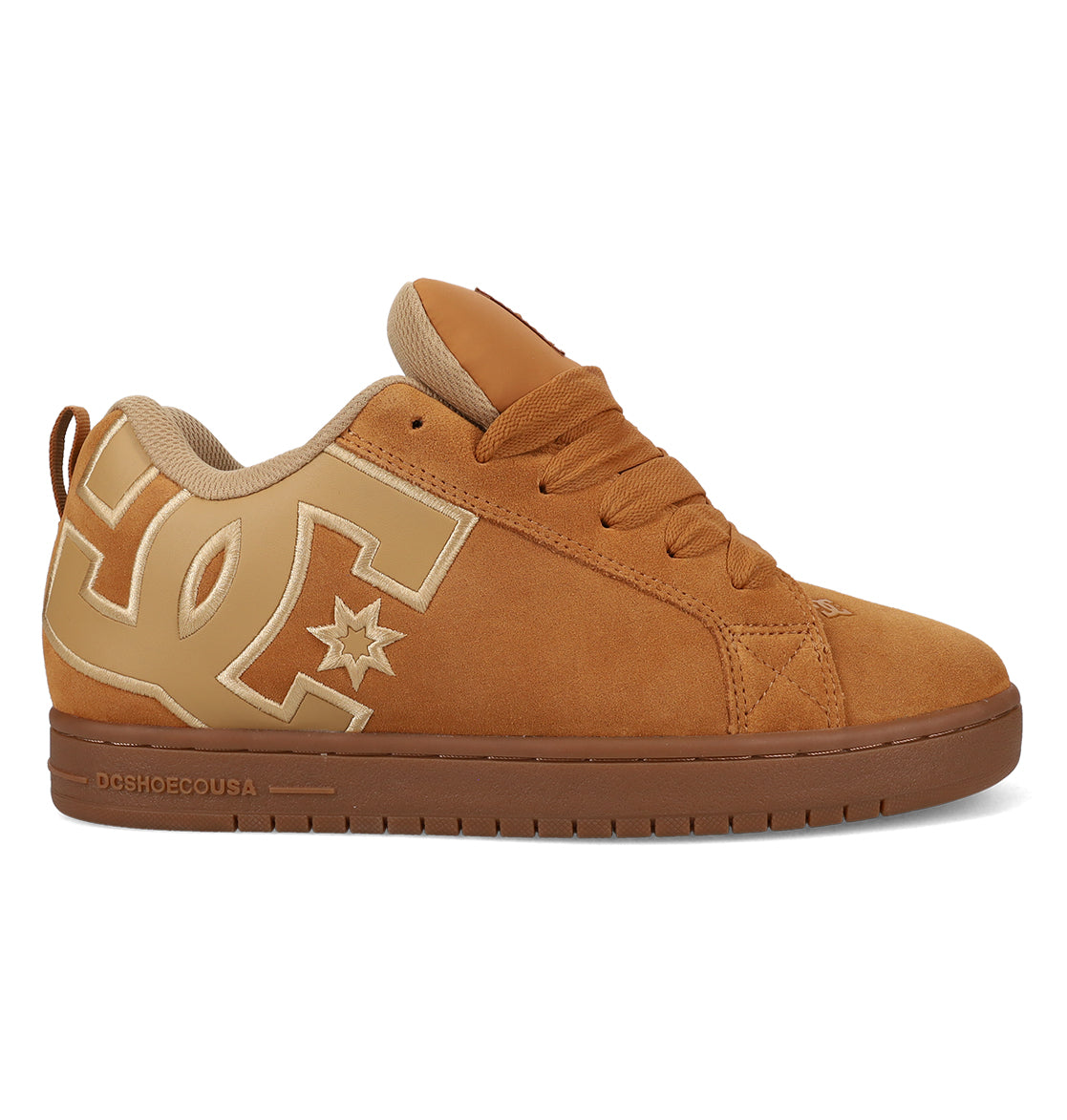 DC Shoes Men's Court Graffik Special Edition Skate Shoe Wheat/Gum - DC01665211-WHEGUM