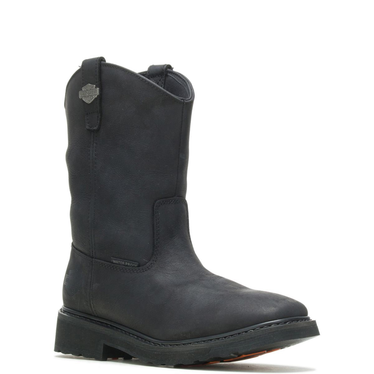 HARLEY-DAVIDSON WORK Men's Altman Western Classic Composite Toe Waterproof Work Boot Black - D93563