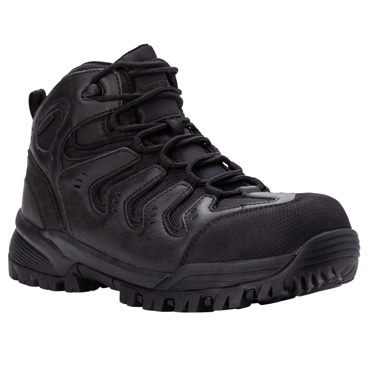 Propet Men's Sentry Composite Toe PR Waterproof Work Boot Black - MBU032MBLK