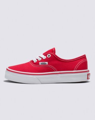 VANS Kids' Authentic Shoe Red/True white - VN000WWX6RT
