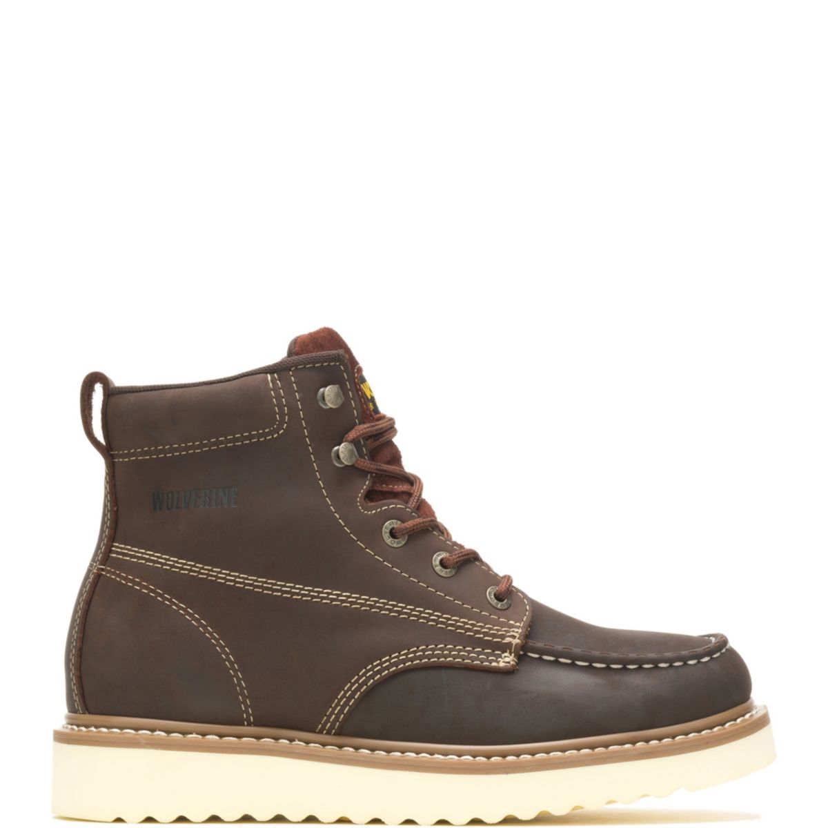 WOLVERINE Men's Loader 6" Soft Toe Wedge Work Boot Brown - W10744