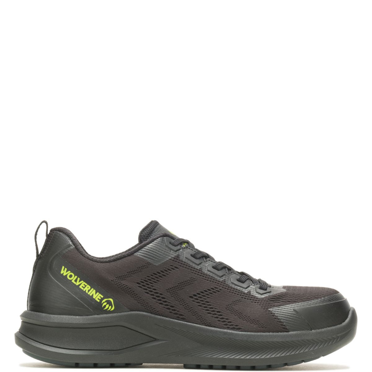 WOLVERINE Men's Bolt DuraShocks® Knit CarbonMAX® Work Shoe Black - W231000