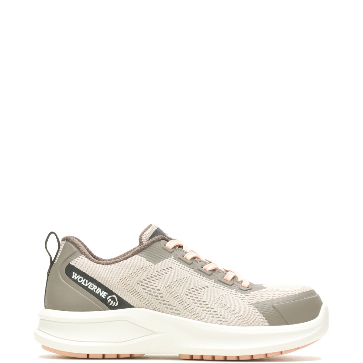 WOLVERINE Women's Bolt DuraShocks® Knit CarbonMAX® Composite Toe Work Shoe Cement - W231010