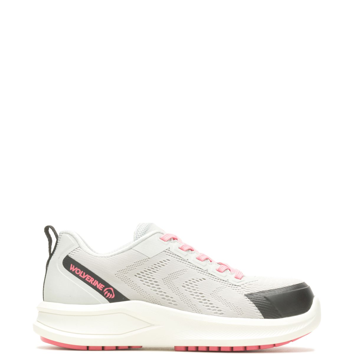 WOLVERINE Women's Bolt DuraShocks® Knit CarbonMAX® Composite Toe Work Shoe Light Grey - W231011