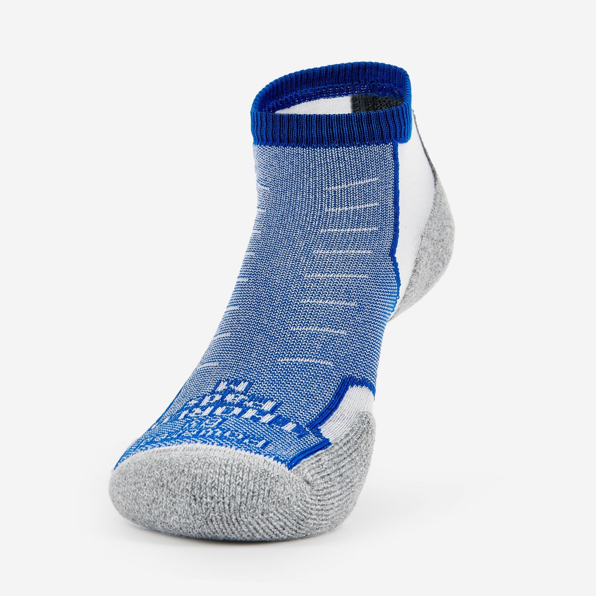Thorlo Unisex Experia TECHFIT Light Cushion Low Cut Socks Royal Blue - XCCU-201