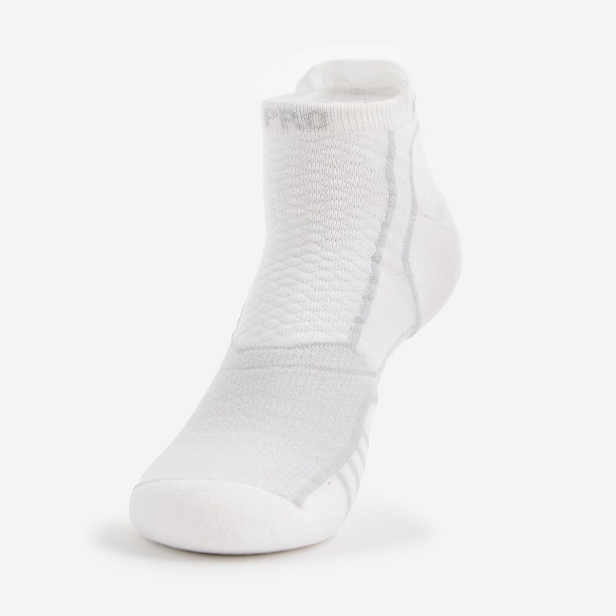 Thorlo Unisex Experia PROLITE Ultra-Light Cushion No-Show Tab Rocket Grip Socks White - XPTU01-100