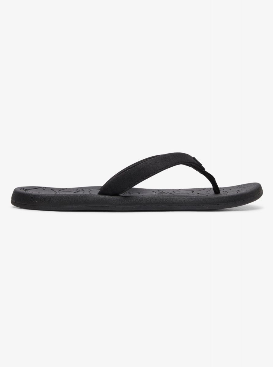 ROXY Women's Vickie Flip Flop Black - ARJL100849-BLK
